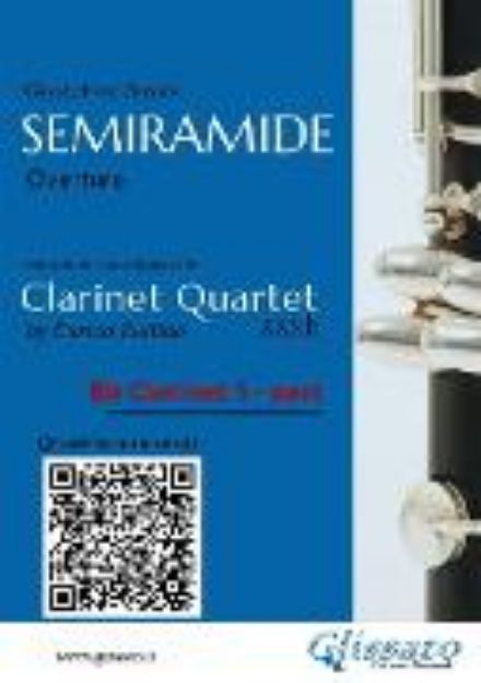 Bild von Bb Clarinet 1 part of "Semiramide" for Clarinet Quartet (eBook)