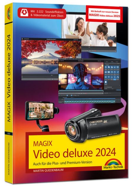 Bild zu MAGIX Video deluxe 2024 / 2025 - Das Buch zur Software. Die besten Tipps und Tricks von Martin Quedenbaum