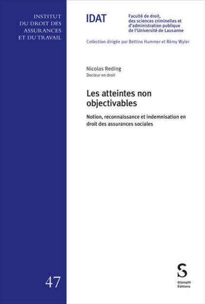 Bild von Les atteintes non objectivables von Nicolas Reding