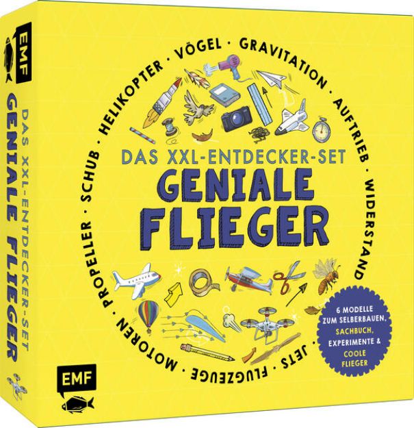 Bild zu Das XXL-Entdecker-Set - Geniale Flieger: 6 Modelle zum Selberbauen, Sachbuch, Experimente und faszinierende Flugmaschinen von Nancy Dickmann