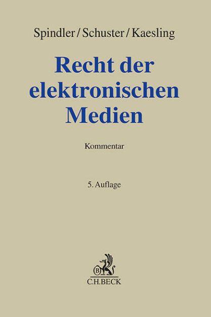 Bild zu Recht der elektronischen Medien von Gerald (Hrsg.) Spindler