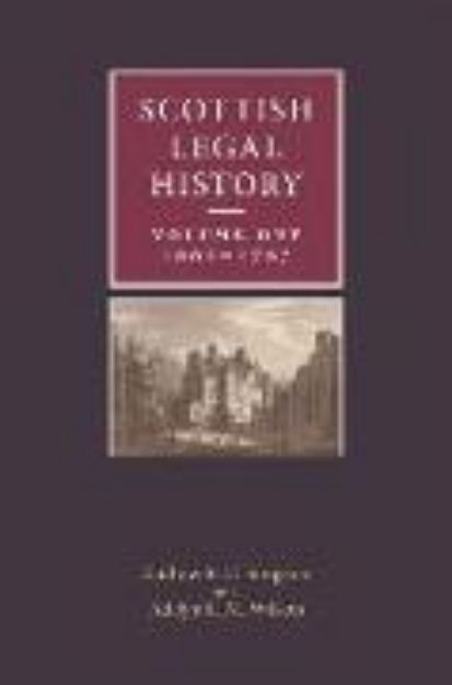 Bild von Scottish Legal History von Andrew R C Simpson