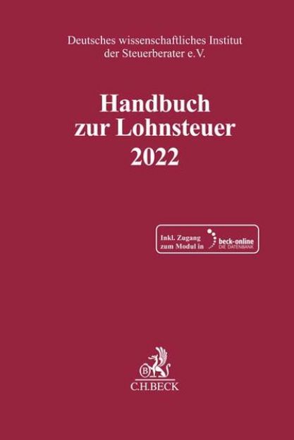 Bild zu Handbuch zur Lohnsteuer 2022 von Deutsches wissenschaftliches Institut der Steuerberater e.V. (Hrsg.)