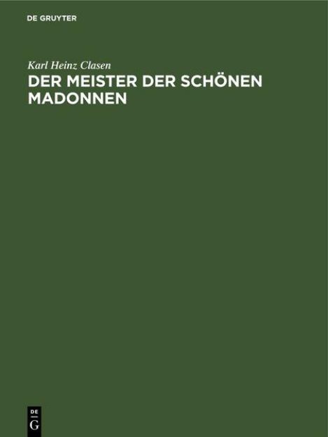 Bild von Der Meister der Schönen Madonnen (eBook)