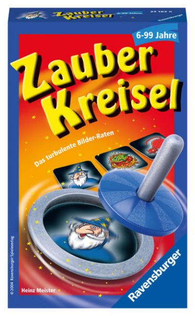 Bild von Ravensburger 23163 - Zauberkreisel, Mitbringspiel für 2-6 Spieler, ab 6 Jahren, kompaktes Format, Reisespiel, Ratespiel von Heinz Meister