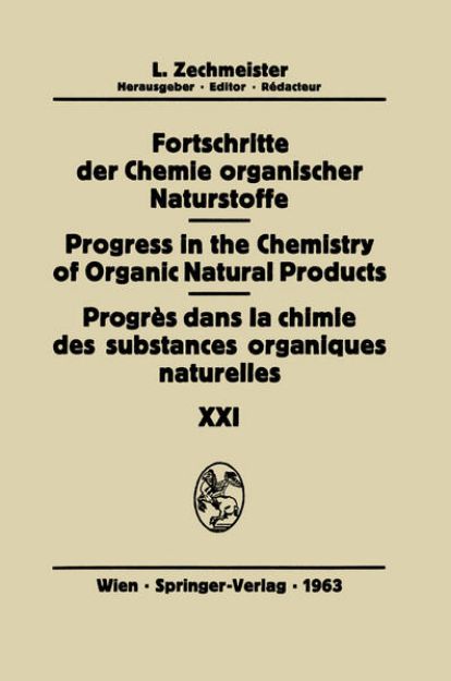 Bild von Progrès Dans La Chimie Des Substances Organiques Naturelles/Progress in the Chemistry of Organic Natural Products (eBook)