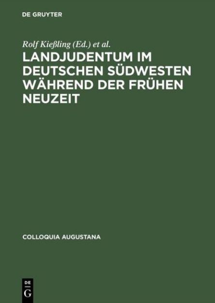 Bild von Landjudentum im deutschen Südwesten während der Frühen Neuzeit (eBook)