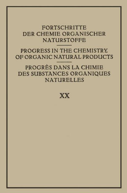 Bild von Fortschritte der Chemie Organischer Naturstoffe / Progress in the Chemistry of Organic Natural Products / Progrès dans la Chimie des Substances Organiques Naturelles (eBook)