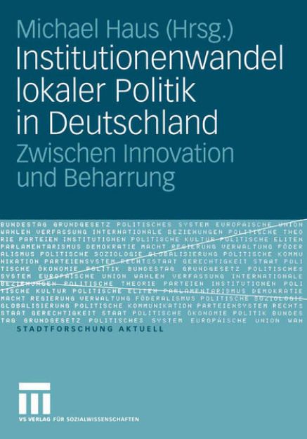 Bild von Institutionenwandel lokaler Politik in Deutschland (eBook)