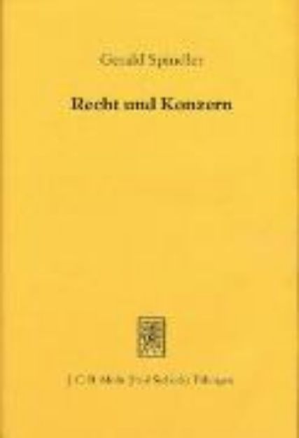 Bild von Recht und Konzern (eBook)