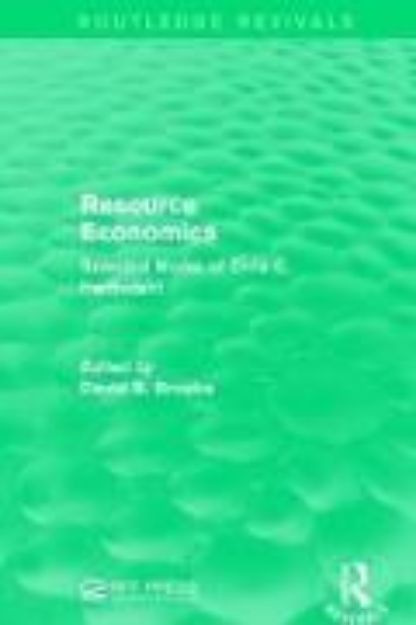 Bild von Resource Economics von David B. (Hrsg.) Brooks