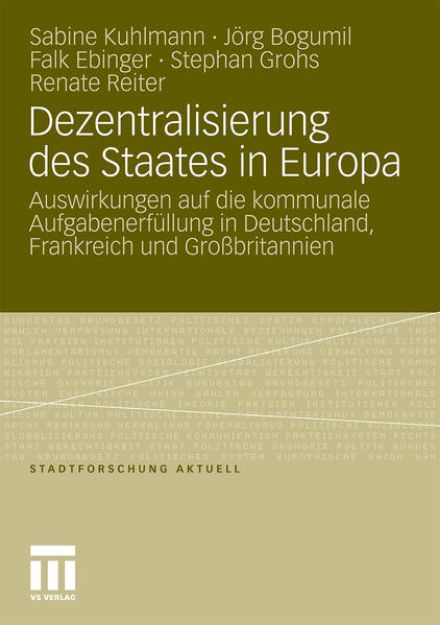 Bild von Dezentralisierung des Staates in Europa (eBook)