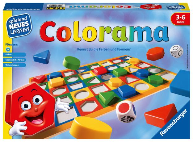 Bild von Ravensburger 24921 - Colorama - Zuordnungsspiel für die Kleinen - Spiel für Kinder ab 3 bis 6 Jahren, Spielend Neues Lernen für 1-6 Spieler von Manfred Lehmann