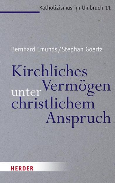 Bild von Kirchliches Vermögen unter christlichem Anspruch (eBook)