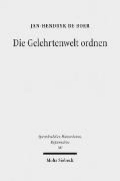 Bild von Die Gelehrtenwelt ordnen (eBook)