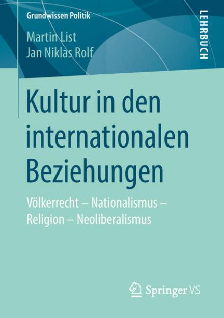 Bild von Kultur in den internationalen Beziehungen (eBook)