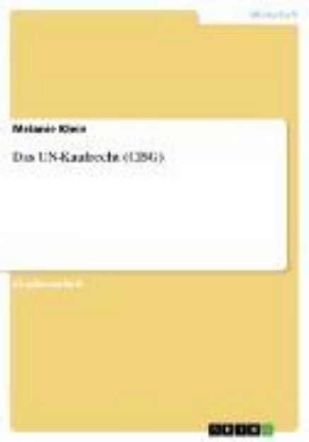 Bild von Das UN-Kaufrecht (CISG) (eBook)