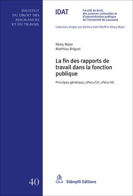 Bild von La fin des rapports de travail dans la fonction publique (eBook)