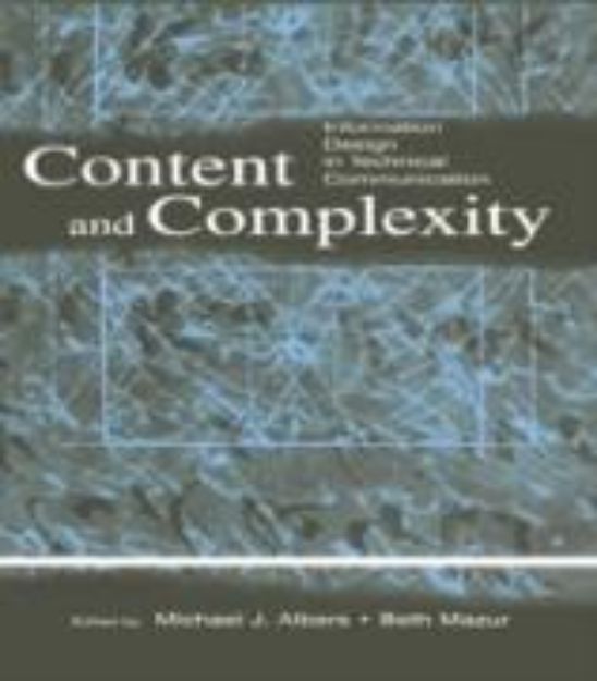 Bild von Content and Complexity (eBook)