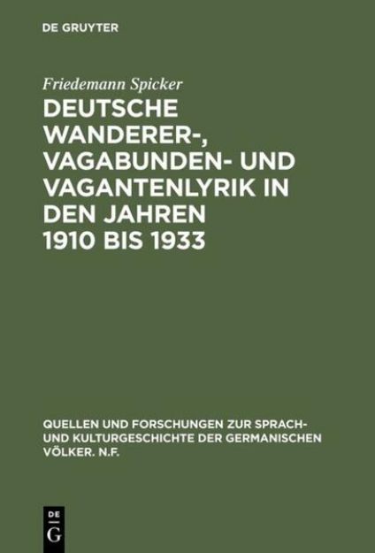 Bild von Deutsche Wanderer-, Vagabunden- und Vagantenlyrik in den Jahren 1910 bis 1933 (eBook)